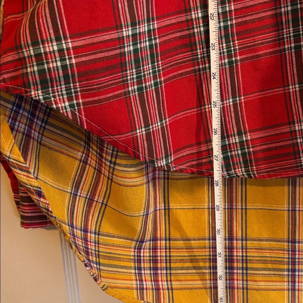 Fashion Nova Patchwork Plaid Button-Down Shirt - … - image 9